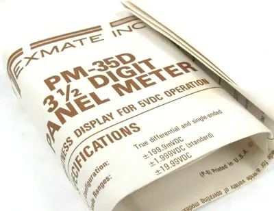 NEW TEXMATE PM-35D DIGITAL PANEL METER PM35D