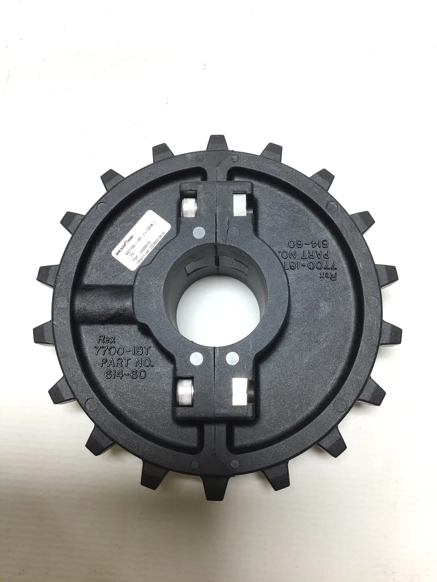 Rexnord NS7700-18T Split Conveyor Sprocket 1/2″IN
