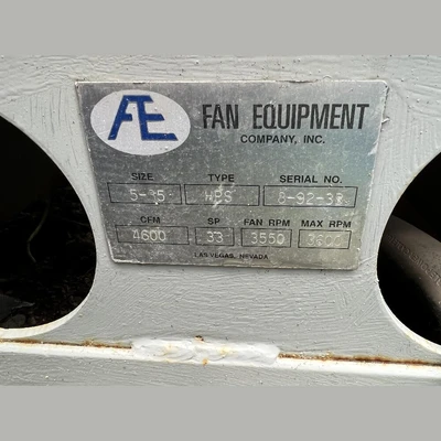 AE Fan Equipment 40HP High Pressure Blower