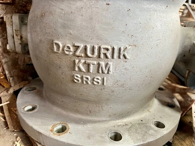 12" Dezurik Figure 551 Stainless Steel Valve Air Operated