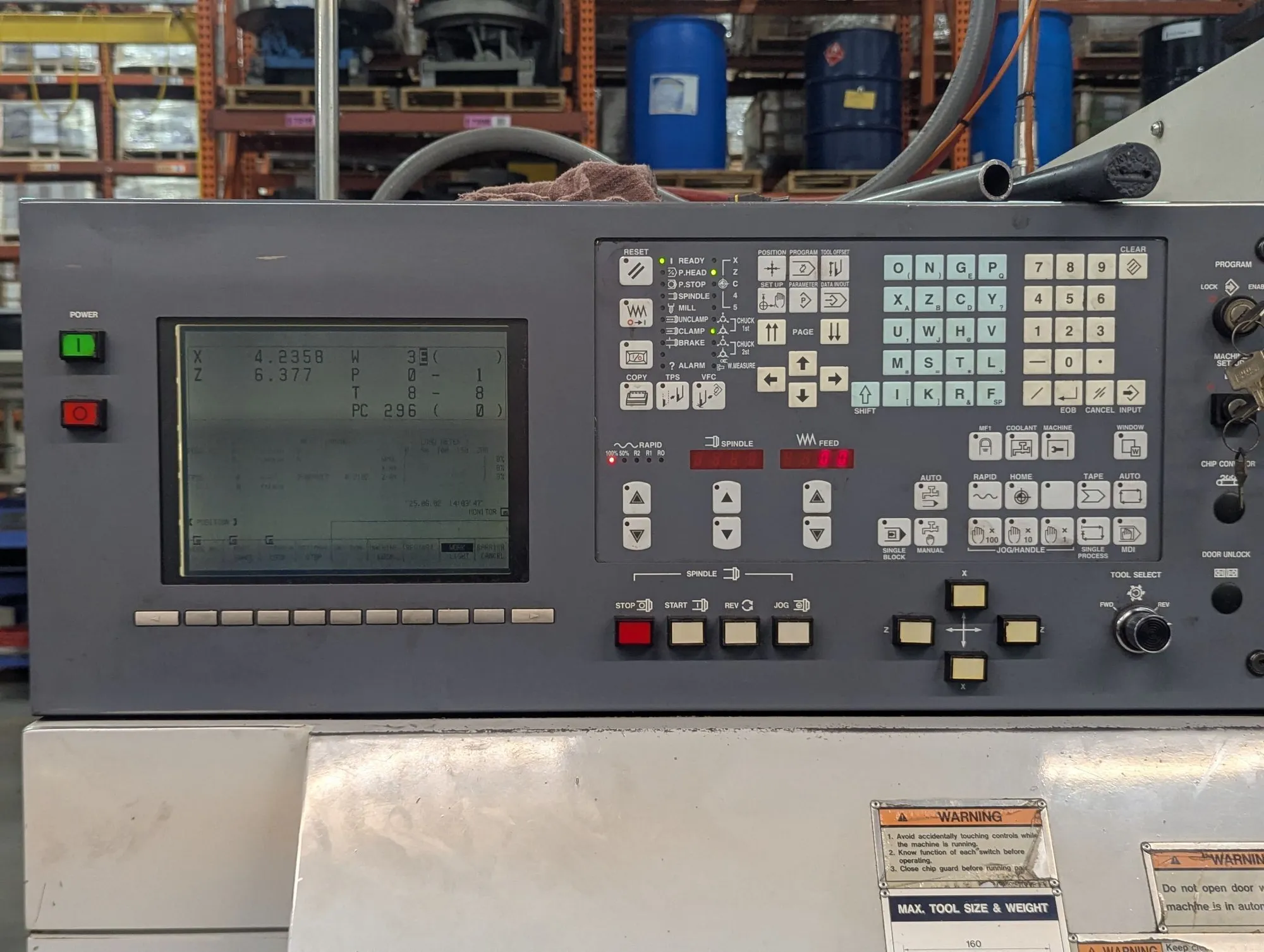 Used MAZAK QT-6-G CNC LATHE 197972502026332 | Tight Tolerance