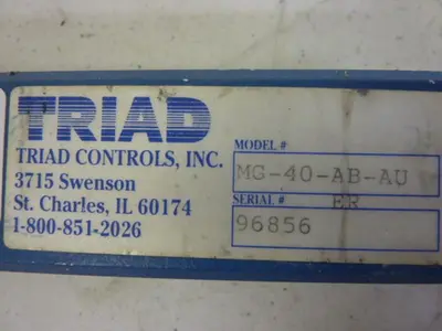 USED TRIAD MG-40-AB-AU-ER
