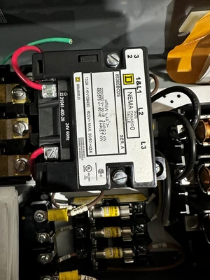 SQUARE D SIZE 0/30A COMBINATION MOTOR STARTER