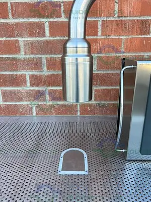 USED NEMATRON M1500T-24-NL TOUCH MONITOR 15", 24VDC W/ ENCLOSURE