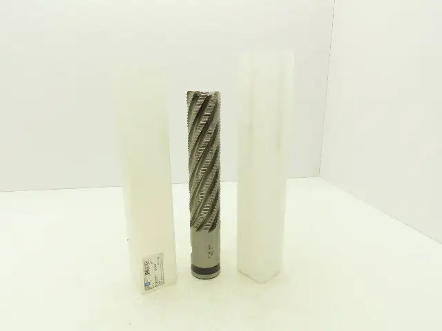 Putnam Tool 97126 Fluted Coarse Pitch Knuckle Rougher End Mill 2" Dia x 8" Flute