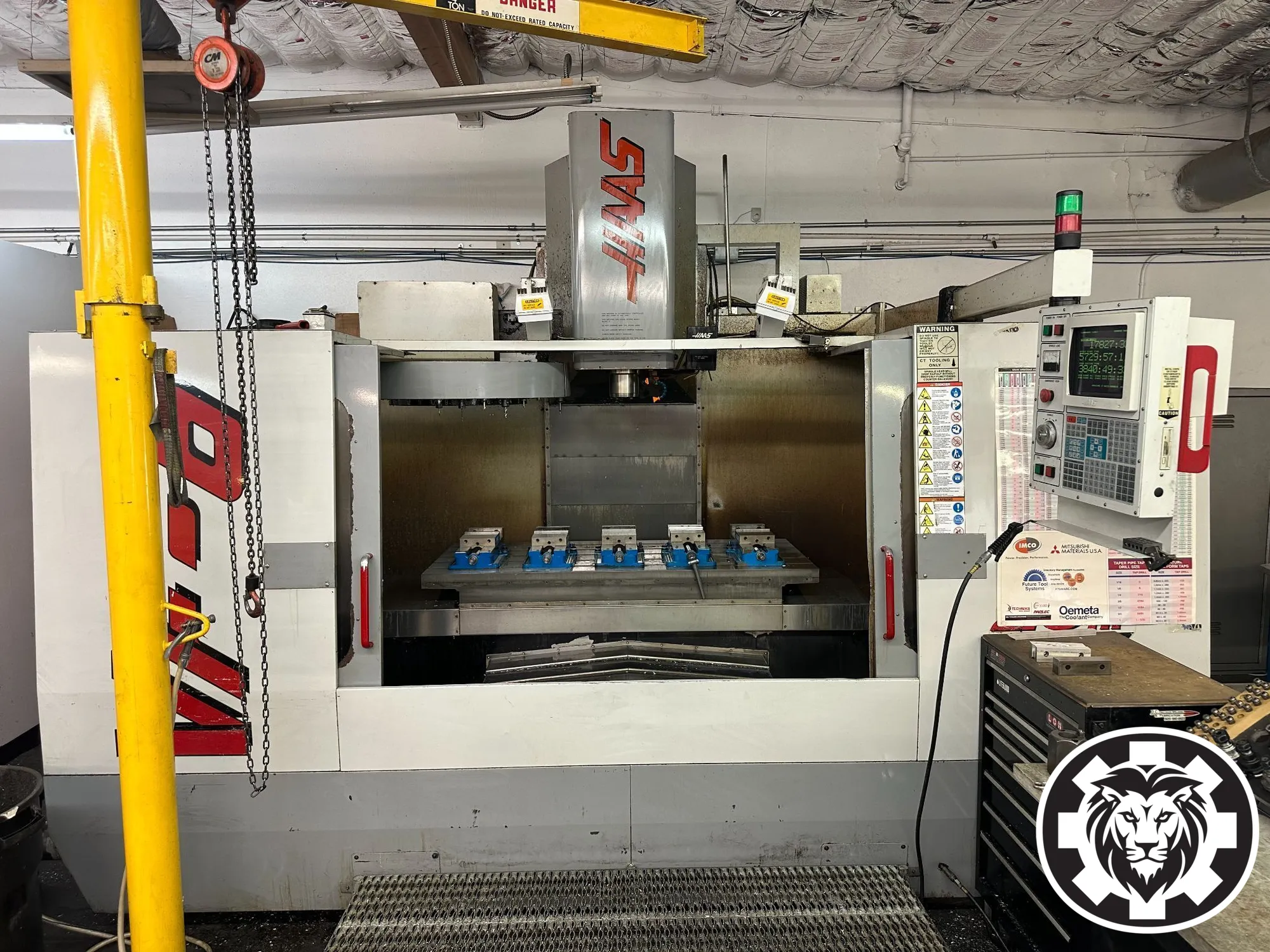 Haas VF-6 VMC, 1997 - 4th Axis Ready, Chip Auger