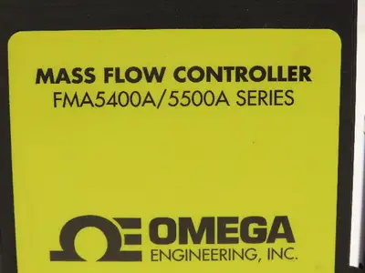 Omega FMA5518A-ST-NH3-40/0PSIG Mass Flow Meter Controller 0-5 L/min Gas NH3