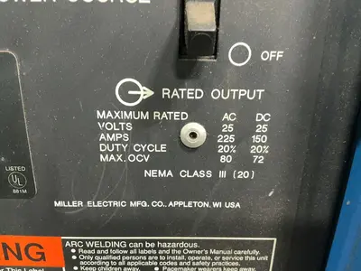 Used MILLER THUNDERBOLT Welding Machinery (Other) Ohio US | HGR 24 #1498621