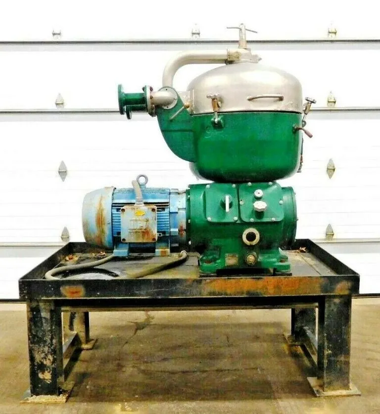 Alfa-Laval B-214A wash water purifier, SS.