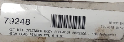 Parker Schrader Cylinder Seal Kit for 5" Bore A63250011 779-618-0152 EHF940811
