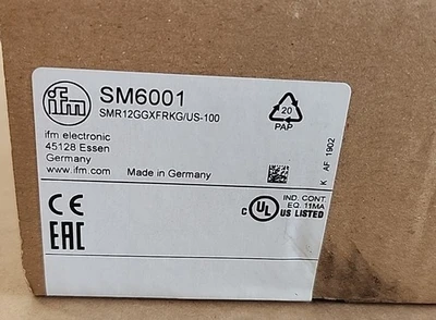NEW Ifm Efector SMR12GGXFRKG/US-100