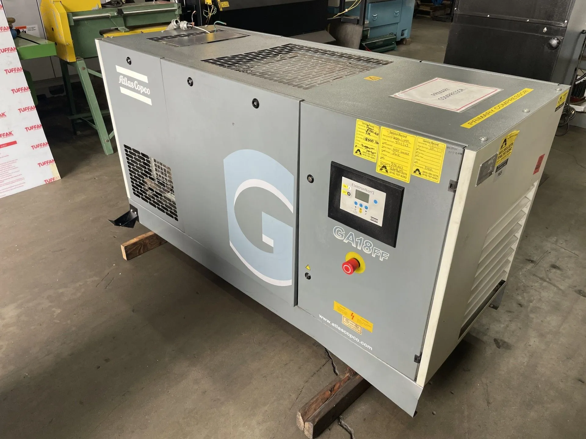 USED ATLAS COPCO GA18FF-125FM