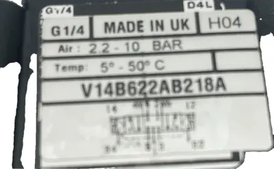 NEW NORGREN V14B622AB218A SOLENOID N120 SUB BASE