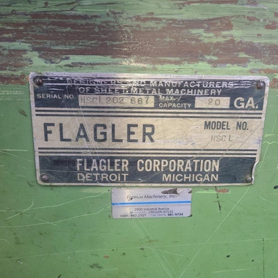 1967 FLAGLER HEM & KICK Roll Formers | Norcal Machinery (4)