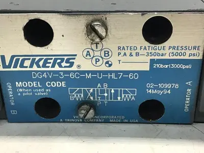 USED VICKERS DG4V-3-6C-M-U-HL7-60