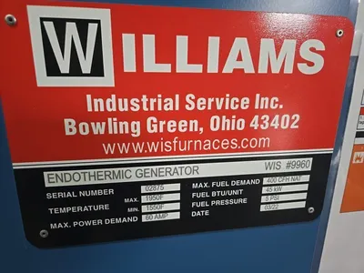 2022 WILLIAMS INDUSTRIAL SERVICE 30X48X24-IQ Harden (Quench & Temper) Furnaces | Mohawk Machinery (3)