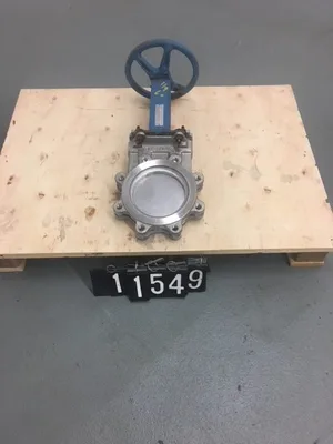 Dezurik 6"-150 Knife Gate Valve Hand Wheel Operated