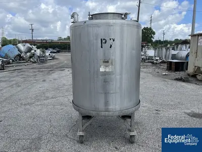 Unknown Portable Stainless Steel Tank, 2500# Capacity