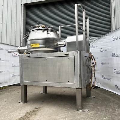 250L Calmic Euro-Vent S/S JKTD High Shear Mixer Granulator
