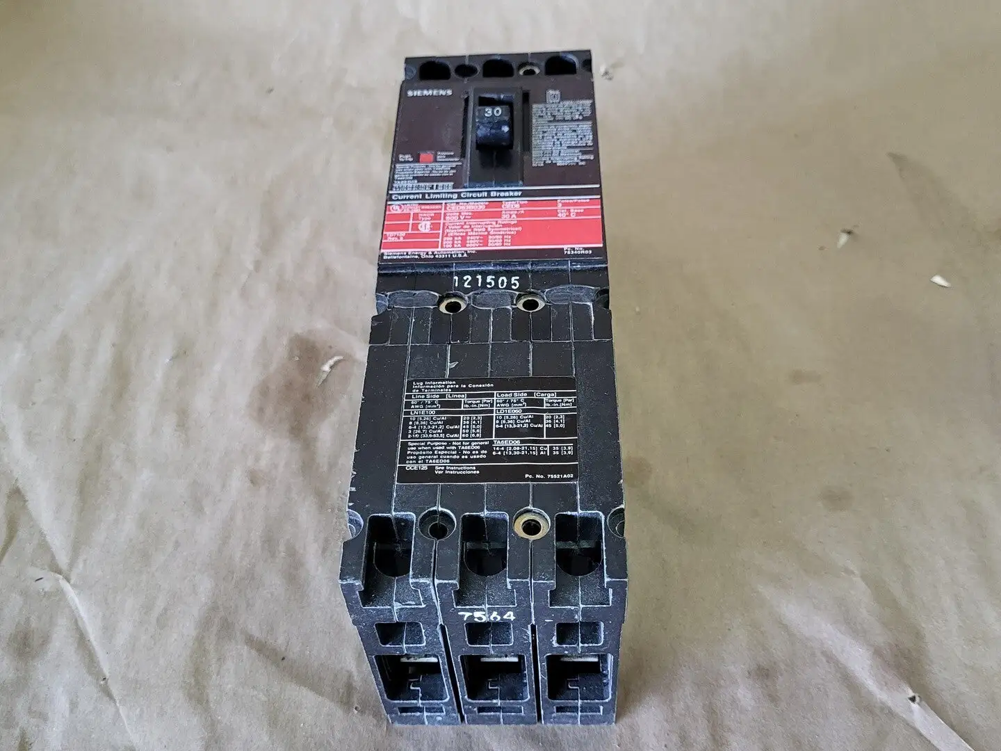 NEW SIEMENS CED63B030