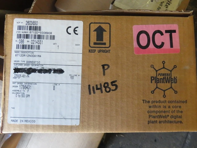 Used Rosemount 8712DR12N0DA1M4 Processing (misc) Minnesota US | Peak Machinery, Inc. #286534