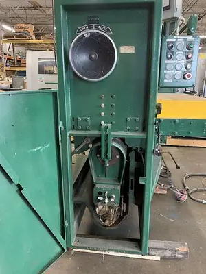 USED TIMESAVERS TB337-2HDA, 37" BOTTOM-HEAD ABRASIVE PLANER SANDER