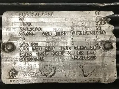 USED GENERAL ELECTRIC 5K288JL323V