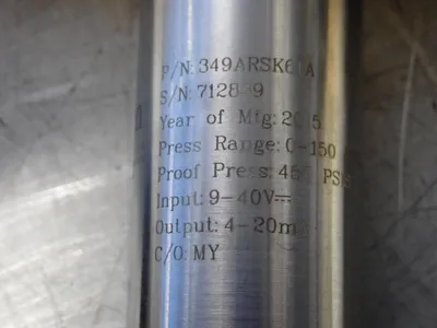 New | in-Stock 2015 VIATRAN 349ARSK61A Pressure Transmitters Ohio US | HGR 24 #864243
