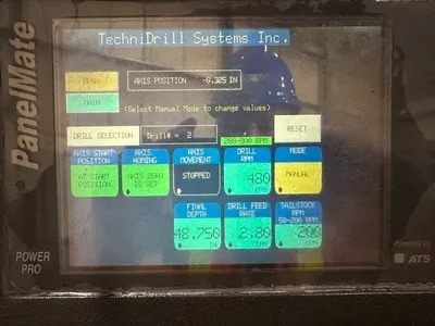 USED TECHNIDRILL BTA STS-2.75-40-1A-PLC-96-CR