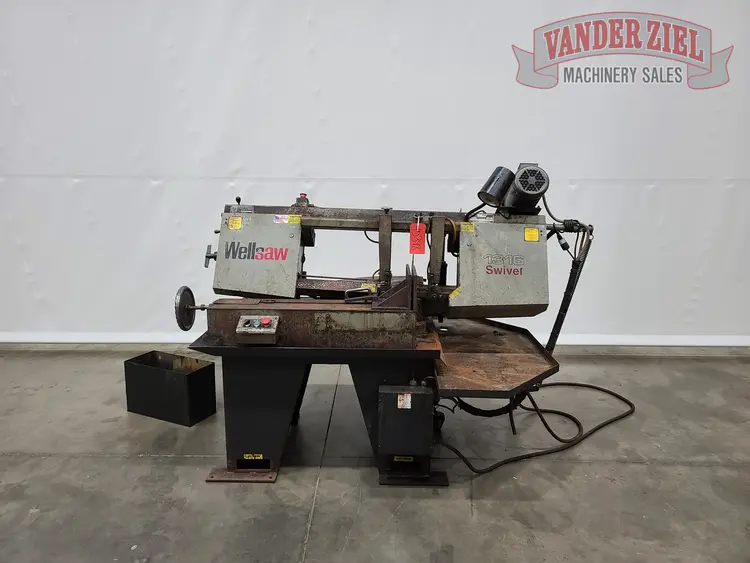 Used WELLSAW 1316S Horizontal Band Saws Michigan US | Vander Ziel Machinery Sales #480509