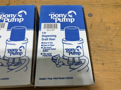 Used LOT OF (3) THE PONY PUMP DRAFT BEER PUMP Beer Equipment Michigan US | Miedema Asset Management Group #1761538
