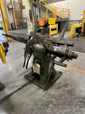 3,000 LBS X 12" LITTELL MODEL #20-12 DOUBLE END PULL OFF UNCOILER COIL REEL: STOCK #23705