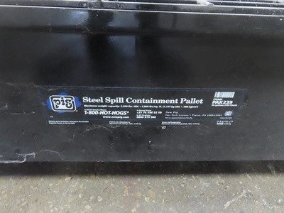 Steel Spill Containment Pallet, Item PAK239
