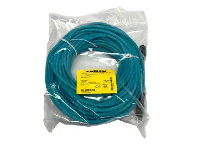 New | in-Stock Turck Double Ended Industrial Ethernet Cable RJ45 Male U-06032 Cable & Wire Michigan US | Maverick Industrial Sales #1391056