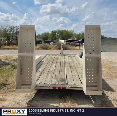 Used 2005 BELSHE INDUSTRIES, INC. GT 2 Flatbed Trailers Texas US | Proxy Equipment #1545565