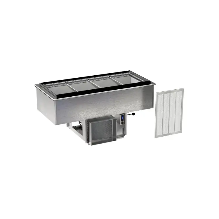 New | in-Stock Delfield Old Stock 2018 44" Delfield N8144-FA Self-Contained Forced Air Refrigerated Drop-In 120V Frost Tops Illinois US | Falcon Restaurant Supply #1375693