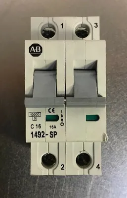 Allen Bradley 1492-SP2C160 Ser.C Mini Circuit Breaker Din Rail Mount 4B