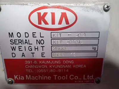 Used 1995 KIA MACHINE TOOL KIT30A CNC Lathes | HGR 24 #737068