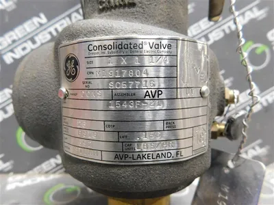 GE Dresser 1543F-21 Consolidated Valve 1 X 1 1/4 592 Lbs/hr .156 Lift Used