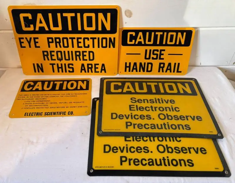5 Caution Signs