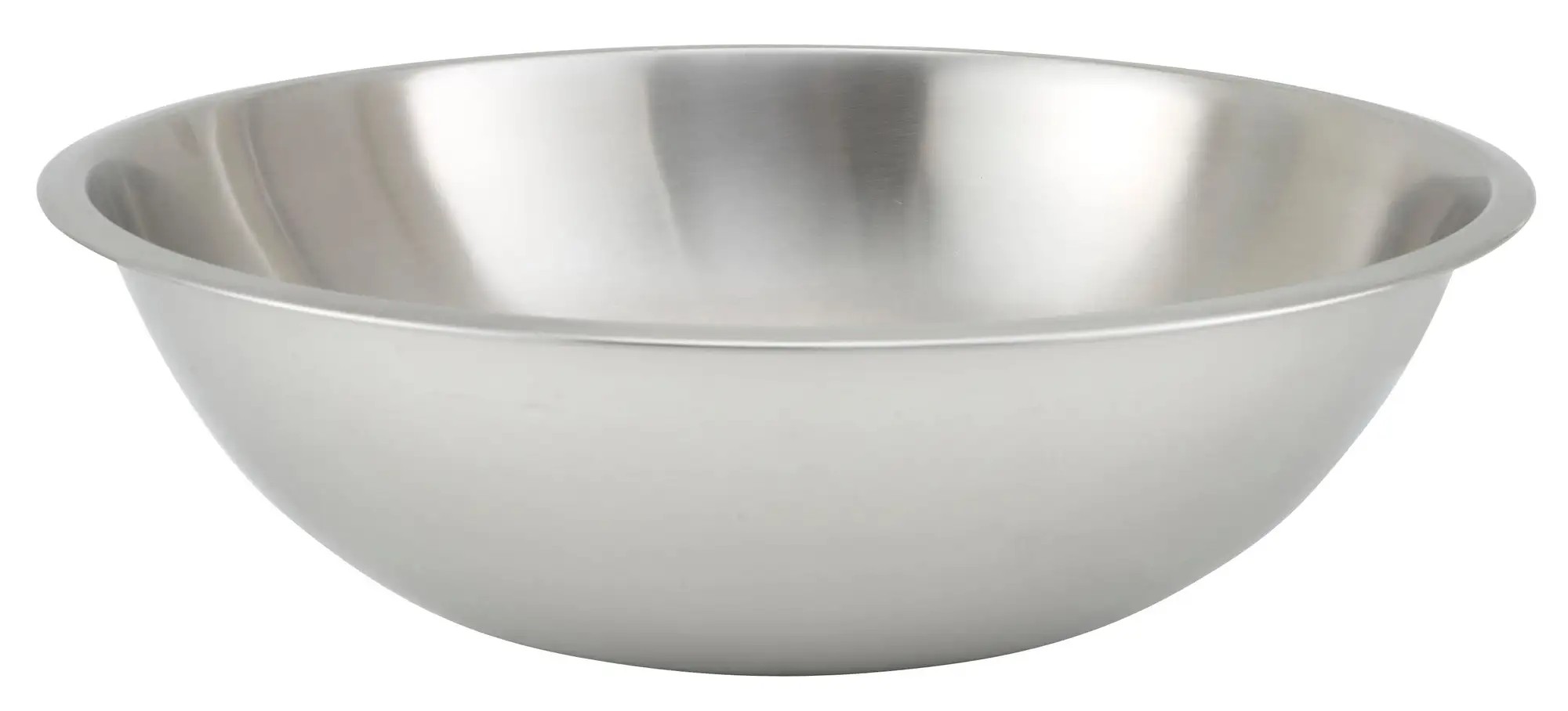 16qt Mixing Bowl, Shallow, Heavy-duty S/S,0.65mm (12 Each)
