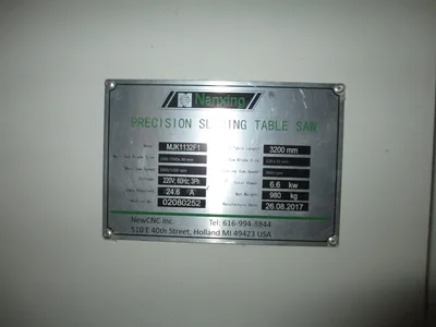 Used _UNKNOWN_ MJK1132F1 Woodworking Table Saws Pennsylvania US | AW Machinery, LLC. #1419583