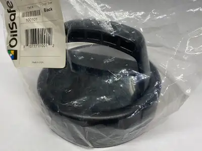 NEW OILSAFE SPILL-PROOF STORAGE LID, BLACK