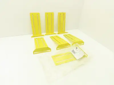 Allen Bradley 60-2724  2x10" Conveyor Sensor Reflector Bracket Yellow  Lot of 7