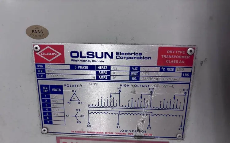 Used OLSUN _UNKNOWN_ Transformers Ohio US | Yoder Brothers machinery #392601