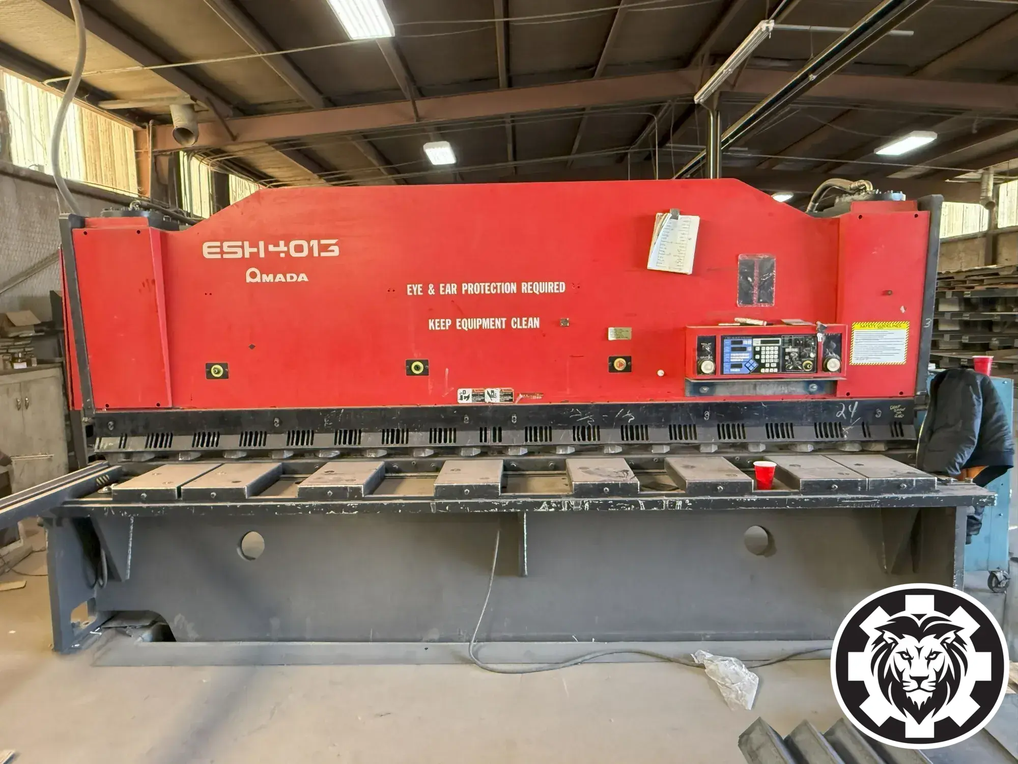 AMADA ESH4013 Hydraulic Shearing Machine, 2002
