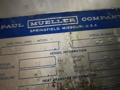 USED MUELLER 8,300 GALLON