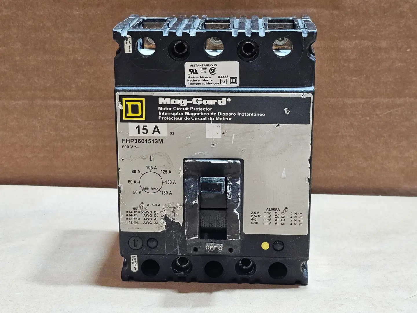 USED SQUARE D FHP3601513M