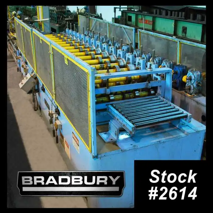 Used BRADBURY 415RF Roll Formers Ohio US | Universal Tube & Rollform Equipment Company #280081