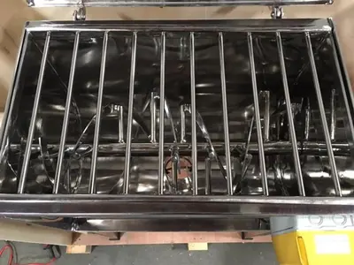 New NEC 1 Cu Ft Stainless Steel Double Ribbon Blender